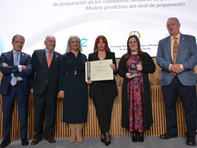 Belén Gutiérrez, ganadora del premio a la Mejor tesis doctoral enfermera